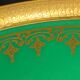 Complete set of 12 Art Deco fine porcelain cups and saucers Ros.