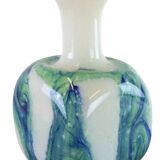 Glass vintage vase 'Ondata'
