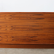 Dyrlund Denmark 1950s drum teak credence