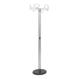 Minimalist Plated Metal Coat Rack by Valenti, Italy