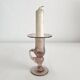 Vintage Biot bubble-blown glass candlestick