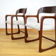 Set of 2 Armchairs Baumann Sled 1960