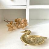 Brass ashtray duck