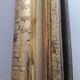 Golden Louis Philippe mirror H122xW84cm with gilded motifs.