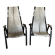 vintage Lamino armchair pair