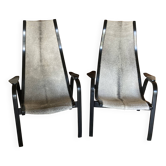 paire de fauteuils Lamino vintage