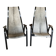 vintage Lamino armchair pair