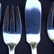 12 fish cutlery in silver metal uniplat cluny