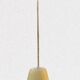 Lampara colgante italiana moderna de tubo ocher Murano crystal, 1990