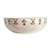 Saint Amand & Hamage salad bowl in glazed earthenware with flowers