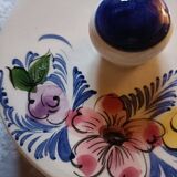 Butter dish with hand-painted decoration