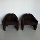 Set of Two Vintage P142 lounge chairs by Eugenio Gerli for Tecno