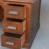 Official Town Hall time 1900 oak desk
