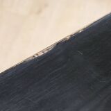 Vintage Simat edition desk in blackened wood, 1980