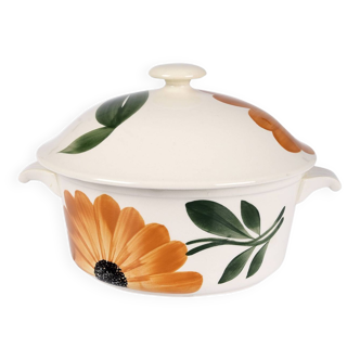 Gien tureen sunflower decoration, hand painted