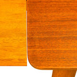 Teak danish extendable dining table, 1960
