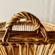 Large vintage wicker basket