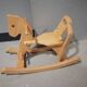 Wooden rocking horse