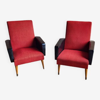 Pair of 50s armchairs
