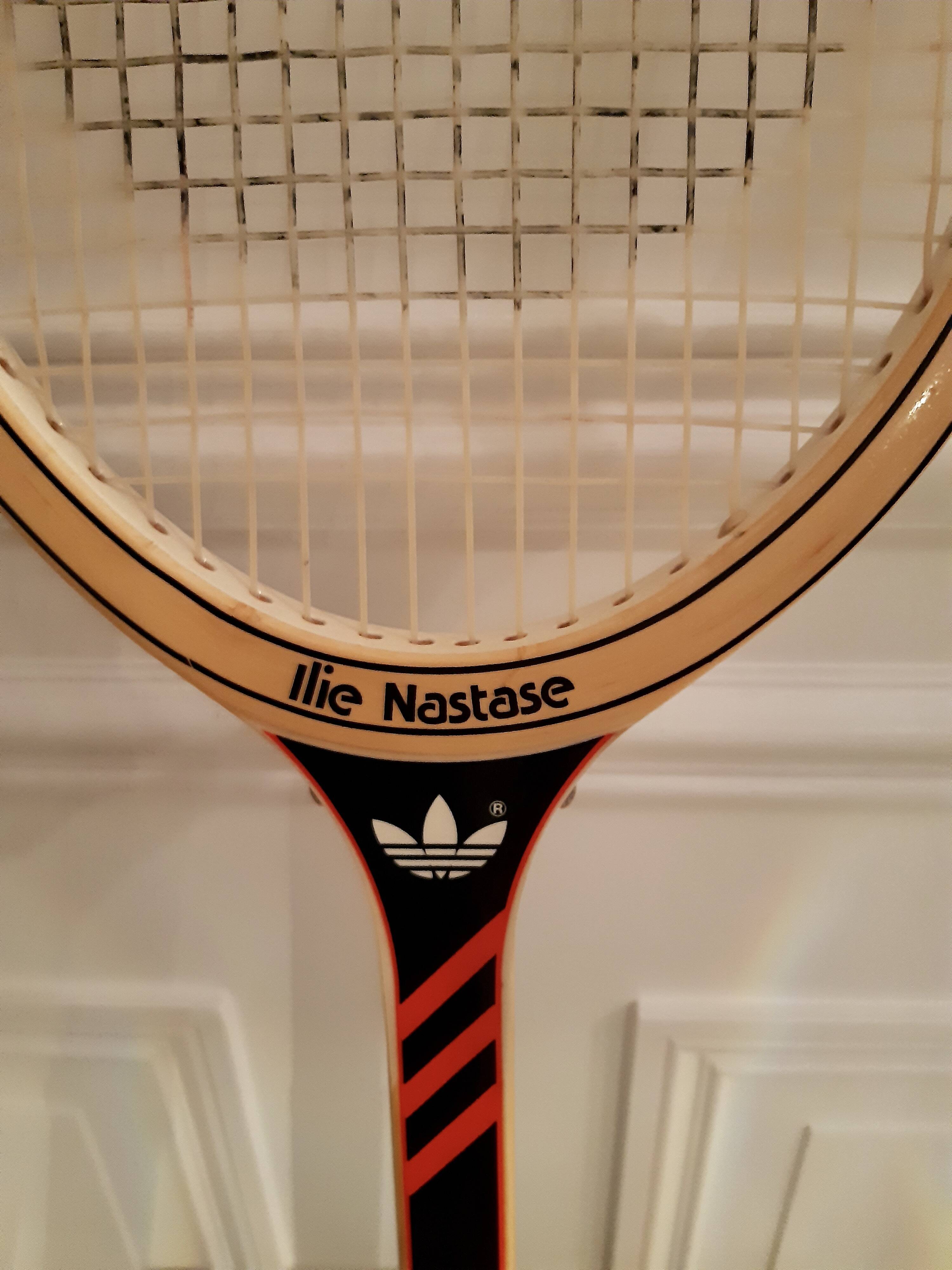 Adidas vintage Ilie Nastase racket