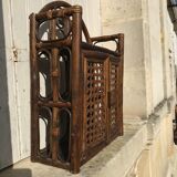 Vintage rattan cabinet