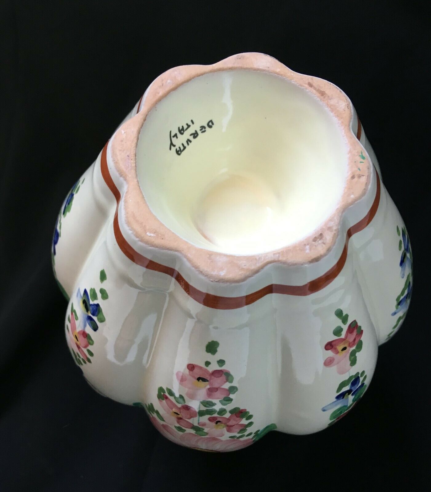 Vase Deruta Italy vintage ceramic