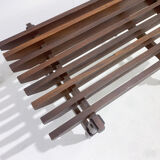 Mid-century modern italian wooden stool, 1960s