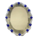 Vintage Simoeng Hand-Carved Venetian Oval Mirror