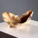 Antique alabaster centrepiece in the shape of a shell, 19th-20th century.