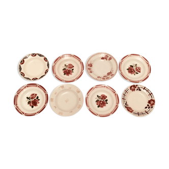 Mismatched hollow plates 1930s