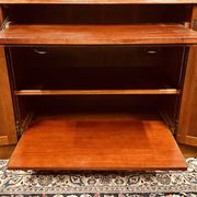 Classic English Mahogany Library Cabinet