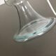 danish modern clear glass Table Light base by HOLMEGAARD, Denmark 1970s