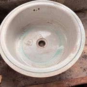 Cylindrical stoneware vases