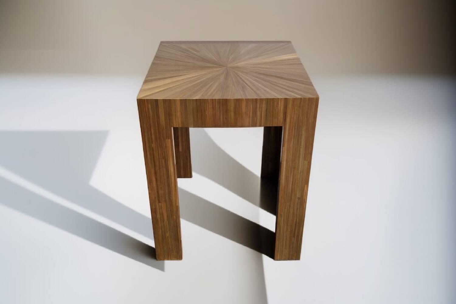 Wood marquetry table Benoît Cazes 2023 - Art Deco reissue JM Frank