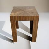 Wood marquetry table Benoît Cazes 2023 - Art Deco reissue JM Frank