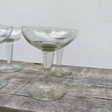 6 blown glasses / old cups