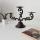 Old enamelled cast iron chandelier