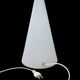 Tipi table lamp h=14.96 (38cm) frosted glass mid century 1980s Germany
