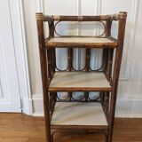 Rattan shelf