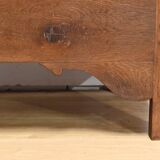 Important oak chest – late 19th century