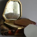 Caiman leather powder tray