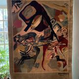 Tapis mural en soie
