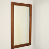 Scandinavian vintage rectangular mirror, 123x68 cm