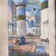 Old painting, orientalist school, signed Sheriff, early XX century