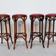 Set of 4 vintage bistro stools