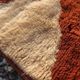Terracotta and ecru Moroccan Mrirt rug 300x200 cm – abstract pattern