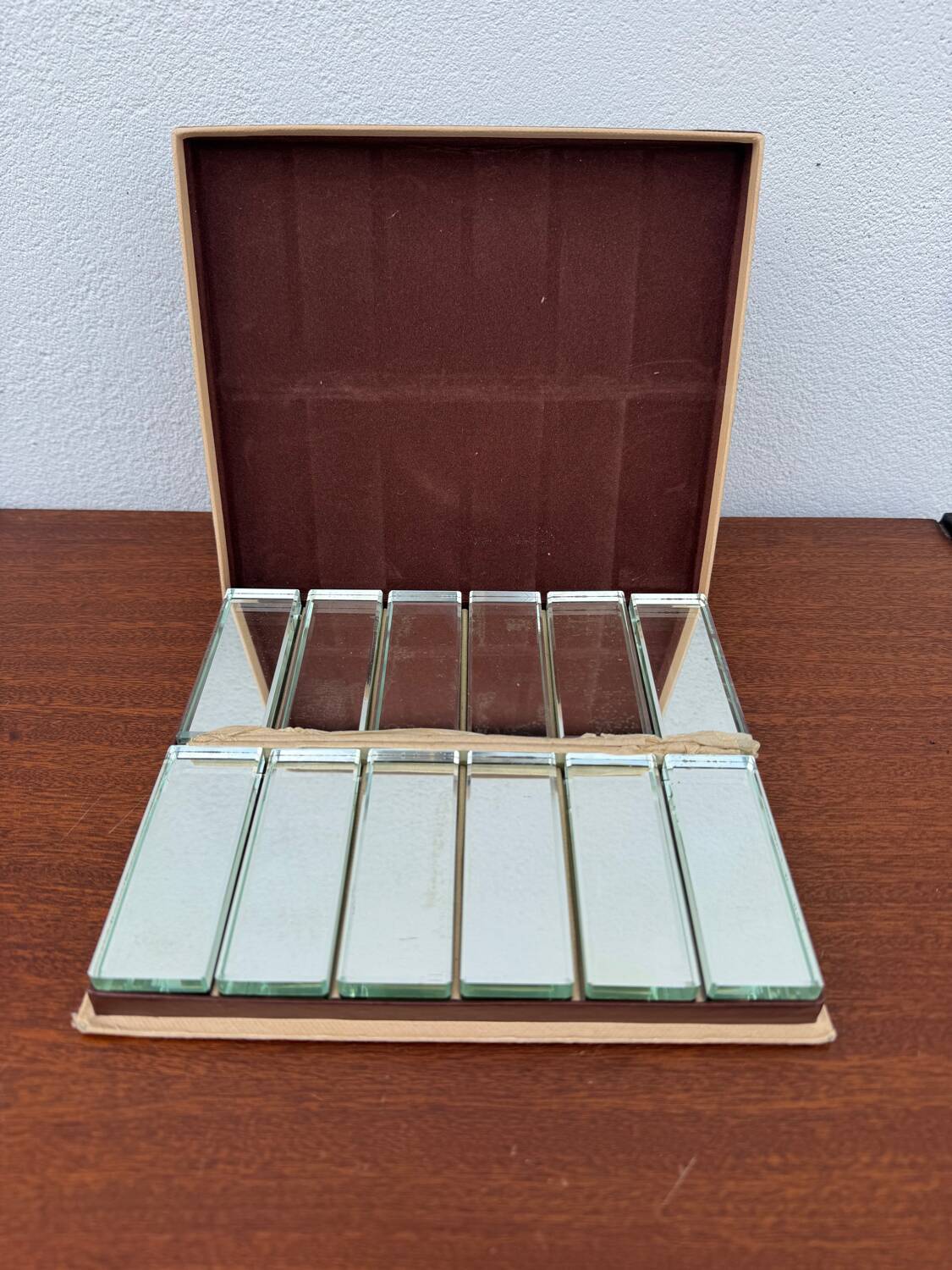 Crystal knife rest Art Deco