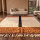 Traditional handmade natural wool rug 2/3 m