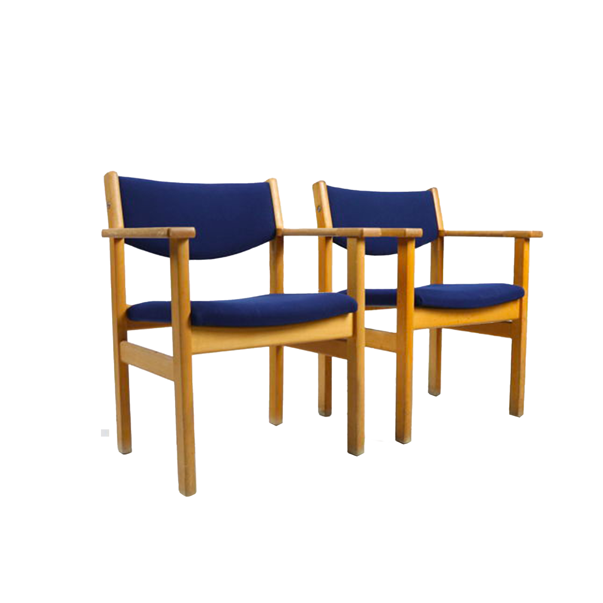 Oak armchairs -  Hans Wegner for Getama