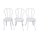 3 chaises de jardin